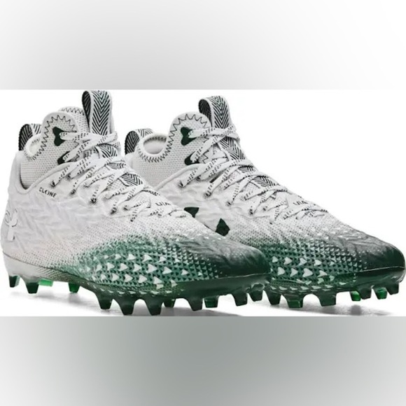 Under Armour Spotlight Clone 3.0 MC \'White Emerald\' football cleats. NWT in Box! main image 7